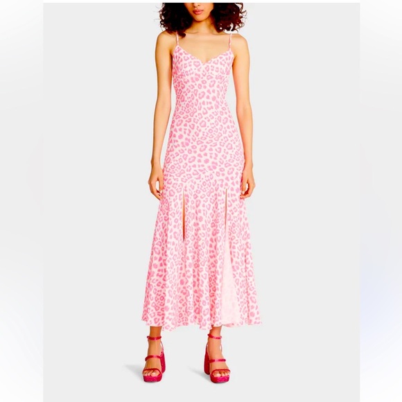 Betsey Johnson Pink and White Animal Print Dress - Picture 5 of 8